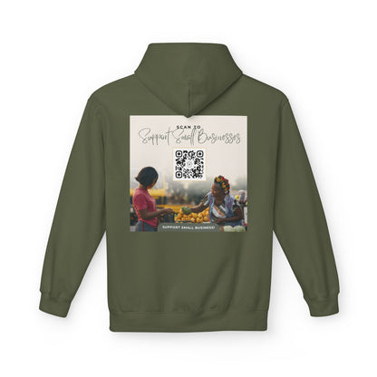 Support Small Business - Unisex Midweight Softstyle Fleece Hoodie