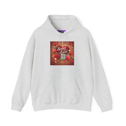 Scan My Love - Unisex Heavy Blend™ Hooded Sweatshirt