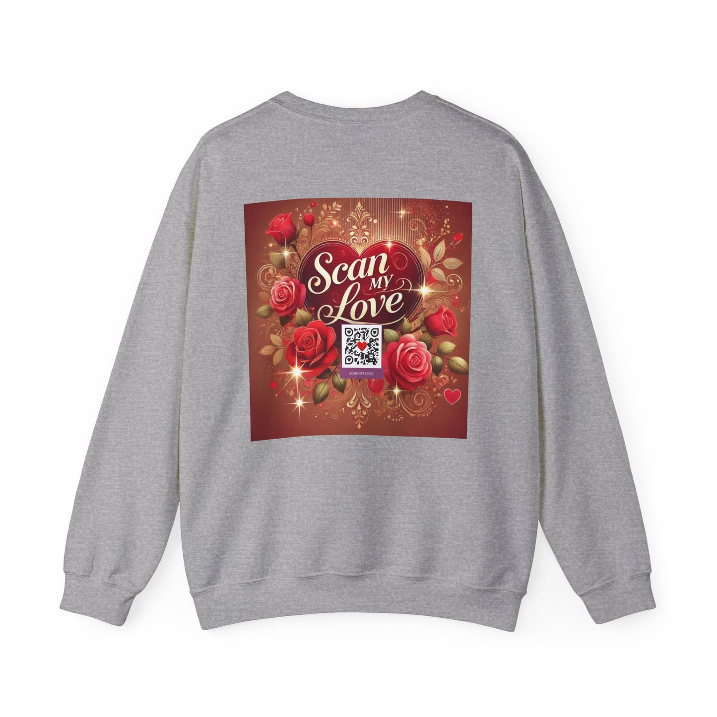 Scan My Love - Unisex Heavy Blend™ Crewneck Sweatshirt