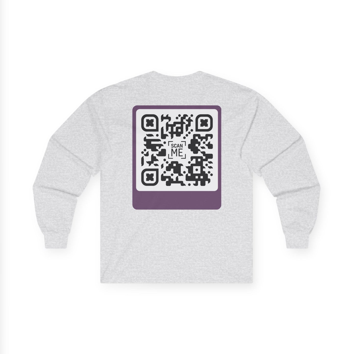 QR Long Sleeve Tee - Scannable 'Awesome'