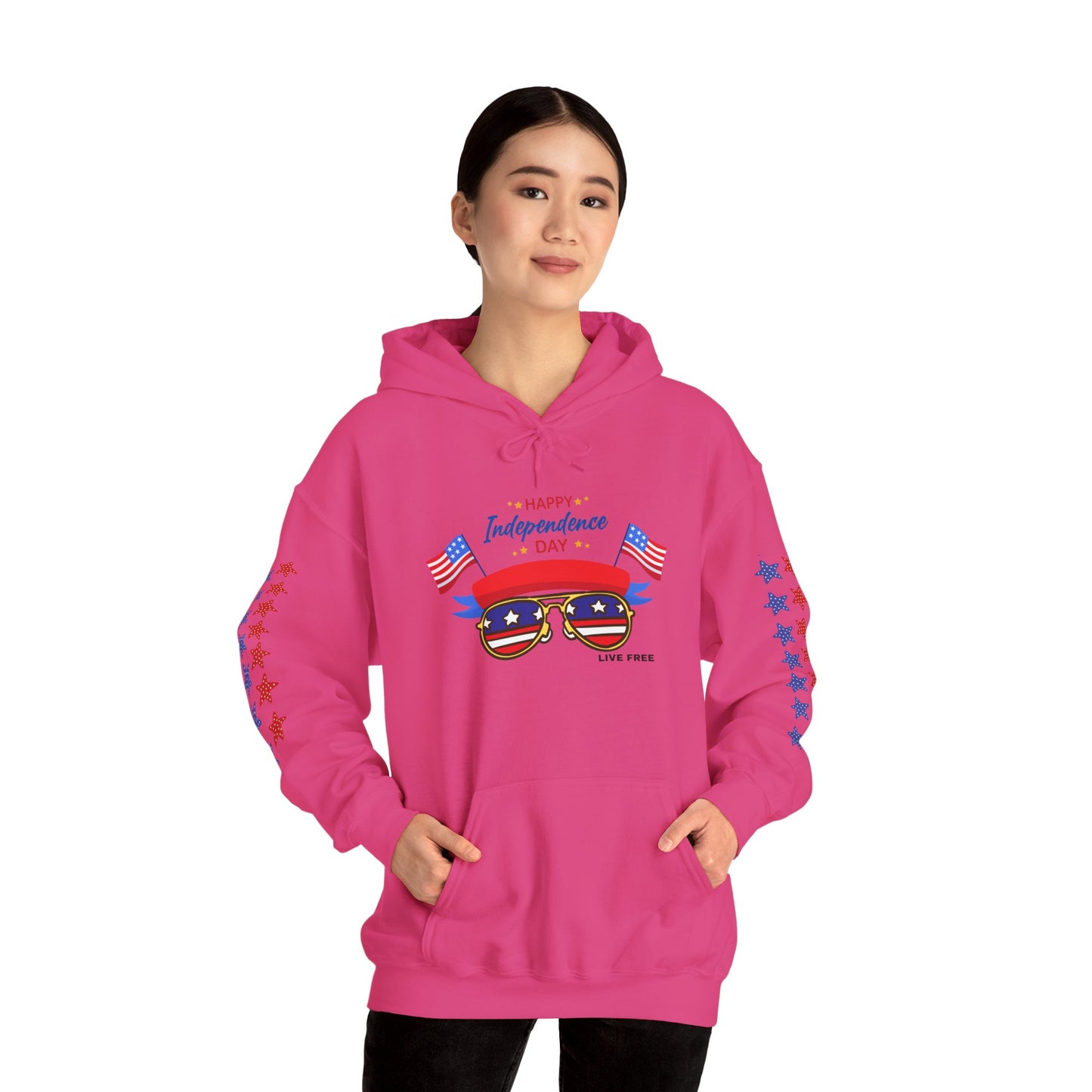 United & Unstoppable – 4th of July QR Hoodie