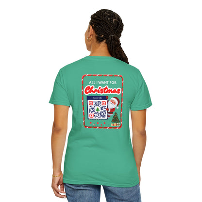 Unisex Christmas Spirit Garment-Dyed Shirt