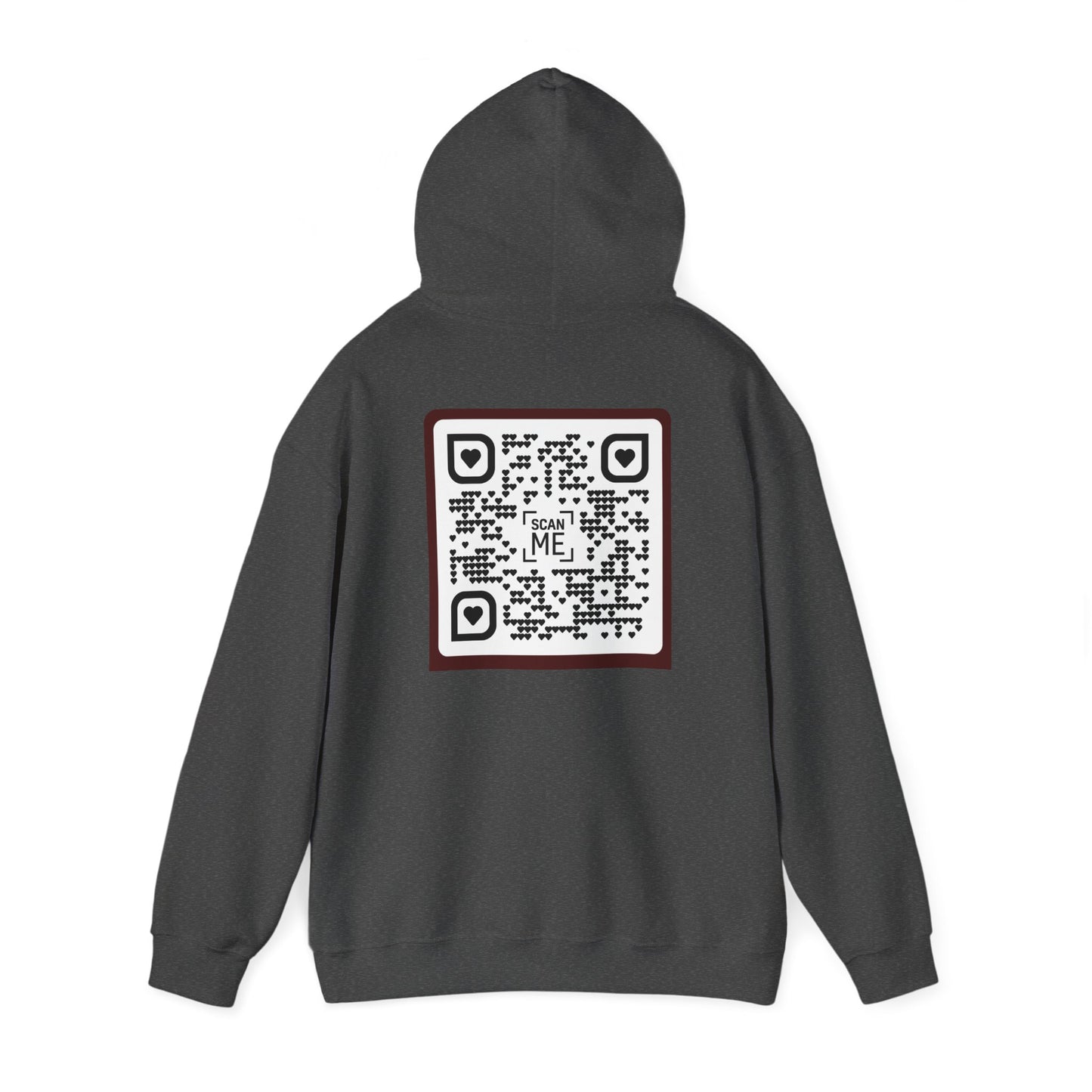 Scannable ‘Spread Love’ QR Hoodie