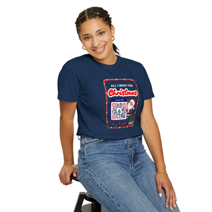 Unisex Christmas Spirit Garment-Dyed Shirt