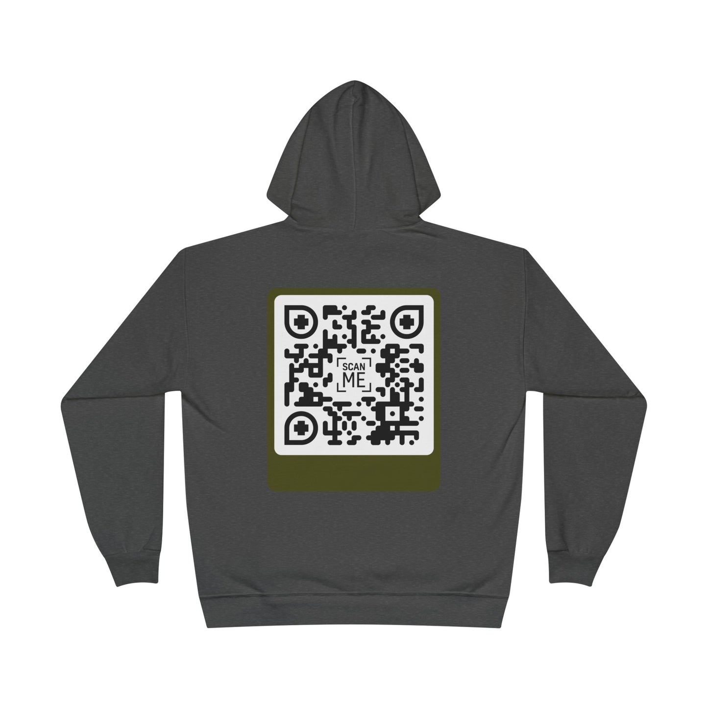 Scannable 'Smile' QR Code Hoodie