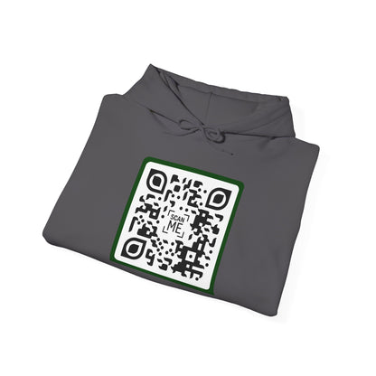 Scannable 'Someone Loves You' QR hoodie