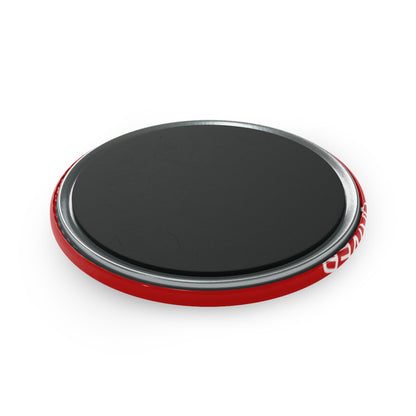 QR Custom Button Magnet, Round (1 & 10 pcs) "nVerse Driver"