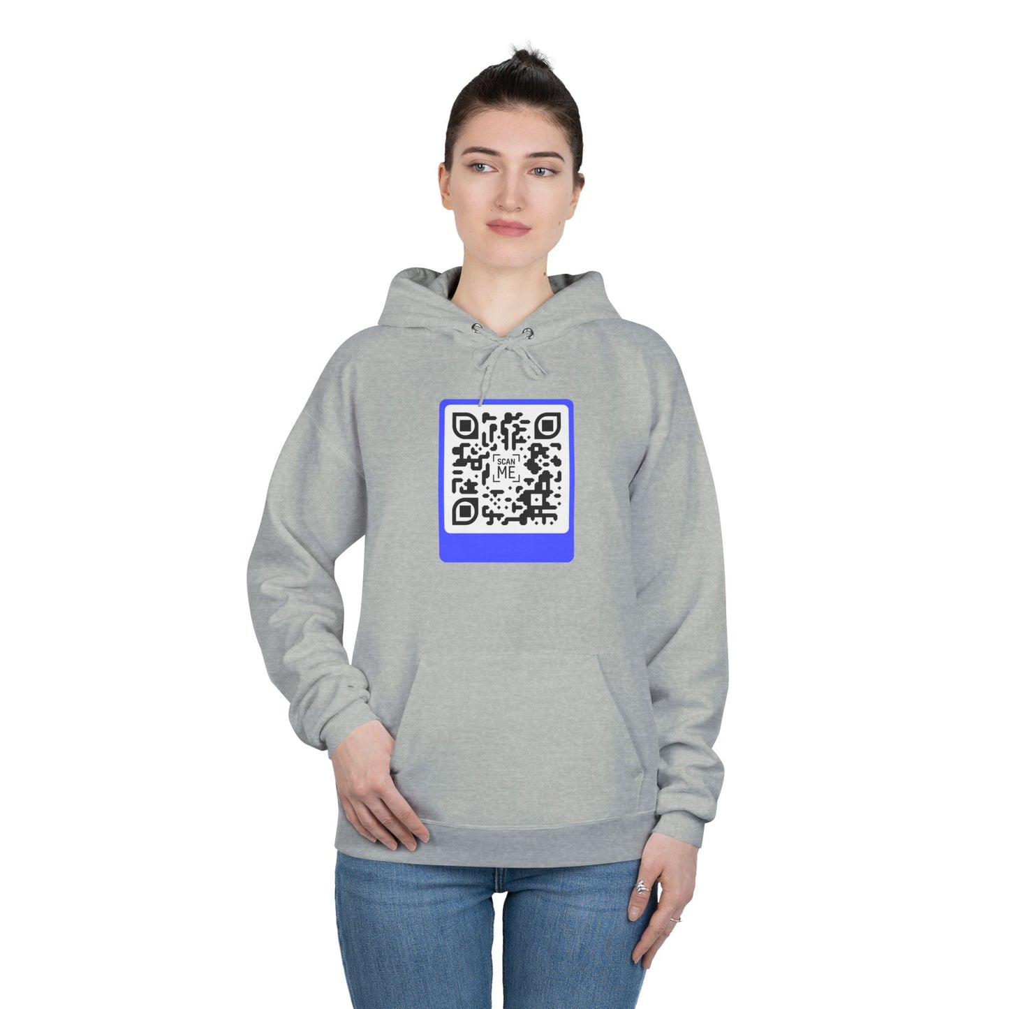 Scannable 'Smile' QR Code Hoodie