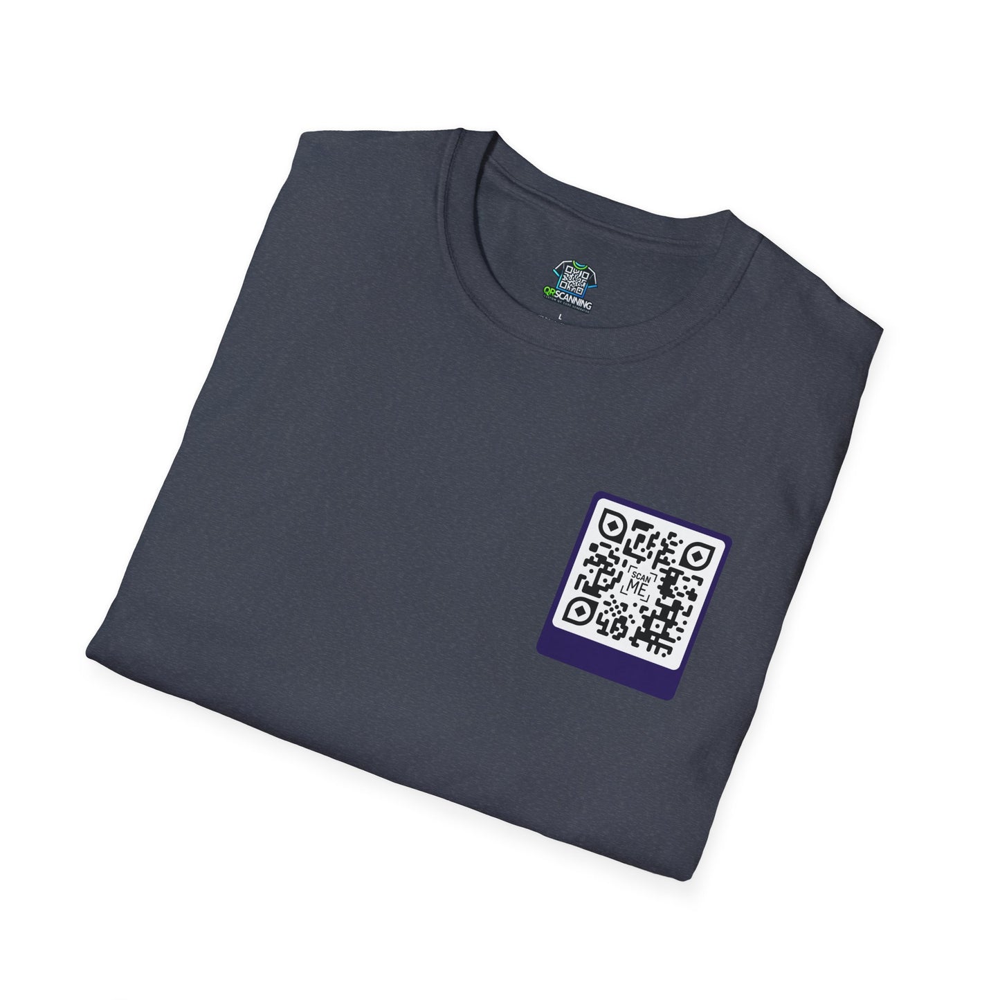 QR Tee shirt - Scannable 'Awesome' Design