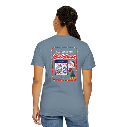 Unisex Christmas Spirit Garment-Dyed Shirt