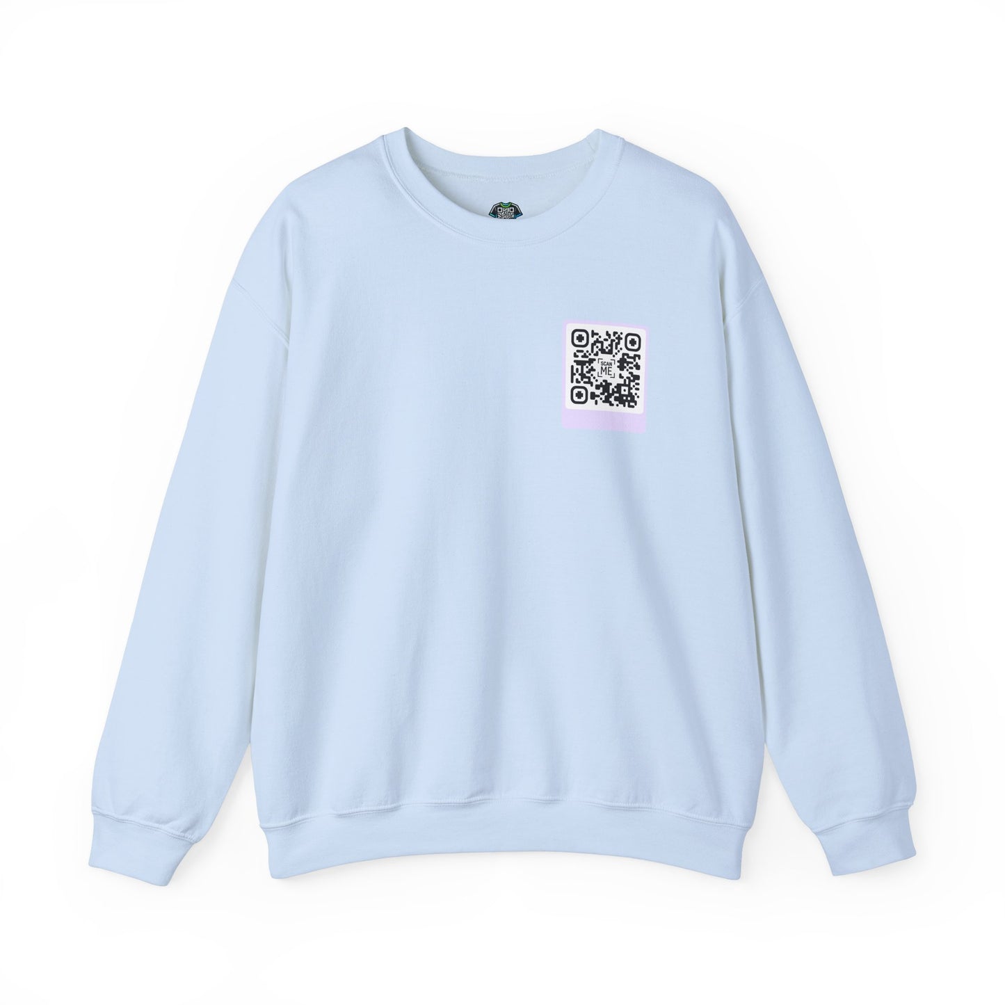 Scannable 'Someone Loves You' QR Crewneck Sweatshirt