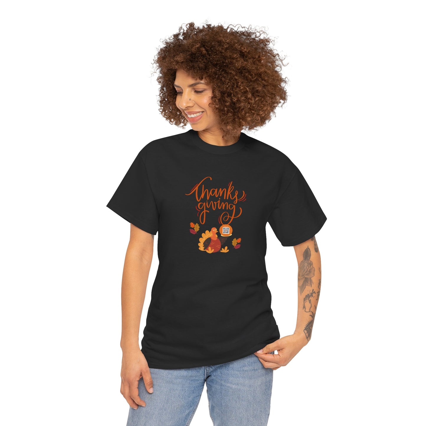 Autumn Gratitude QR Tee