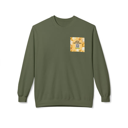 Birthday - Unisex Midweight Softstyle Fleece Crewneck Sweatshirt