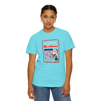 Unisex Christmas Spirit Garment-Dyed Shirt