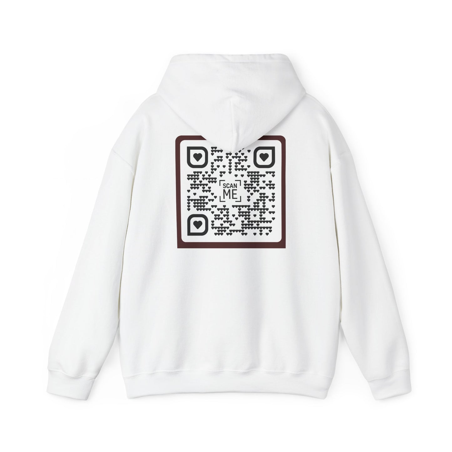 Scannable ‘Spread Love’ QR Hoodie