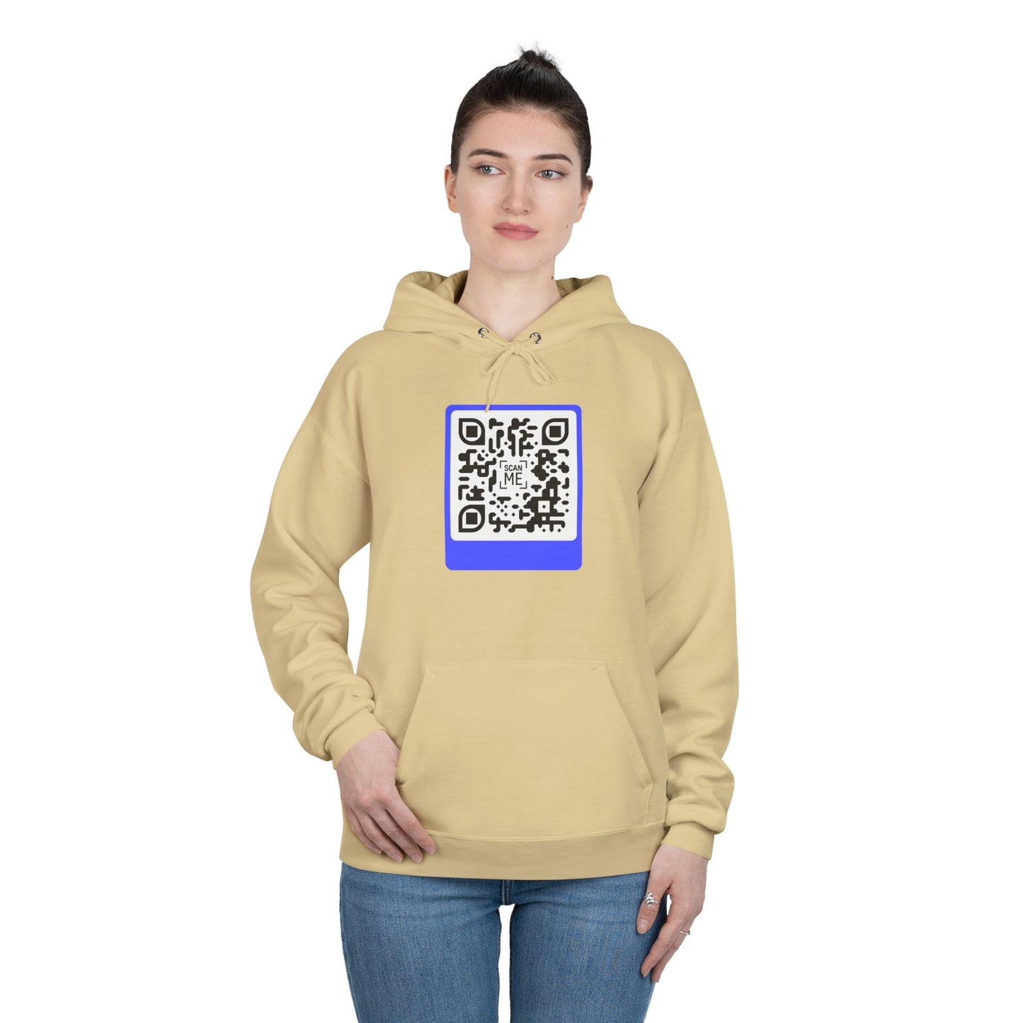 Scannable 'Smile' QR Code Hoodie