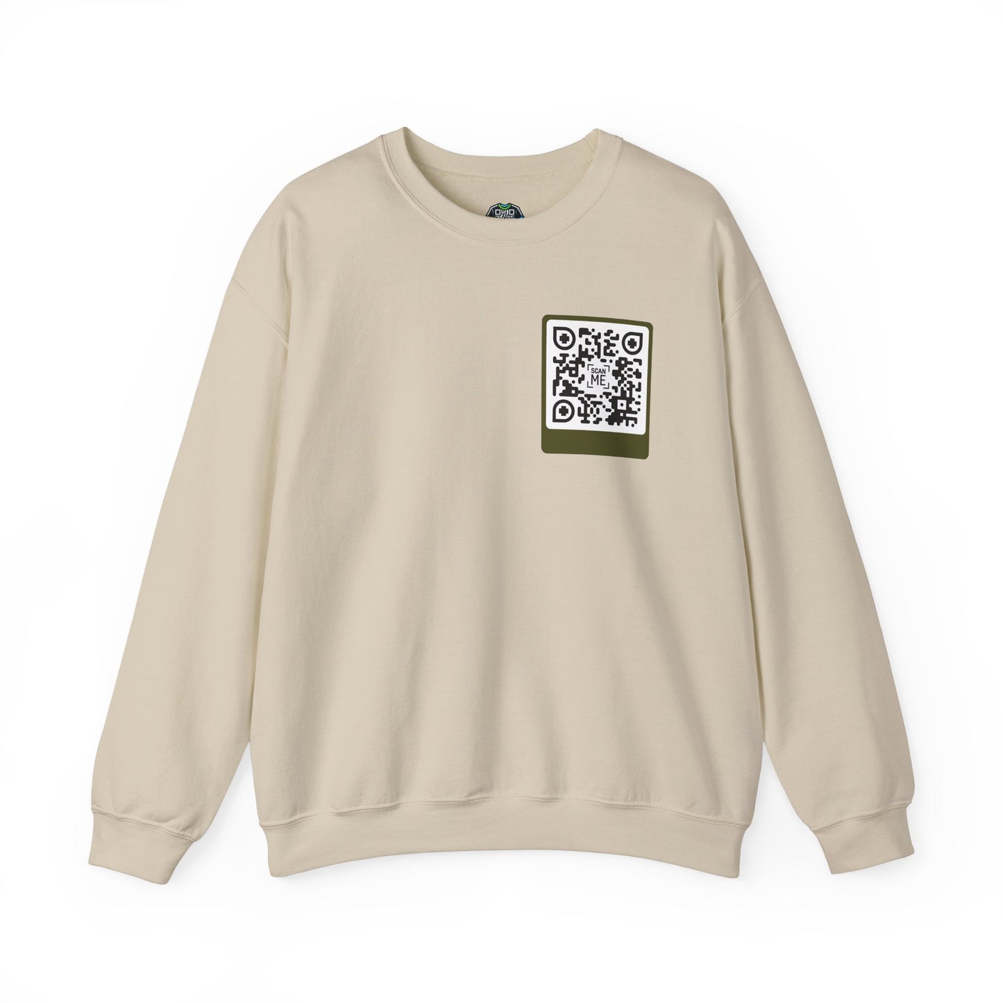 Scannable ‘Spread Love’ QR Sweatshirt