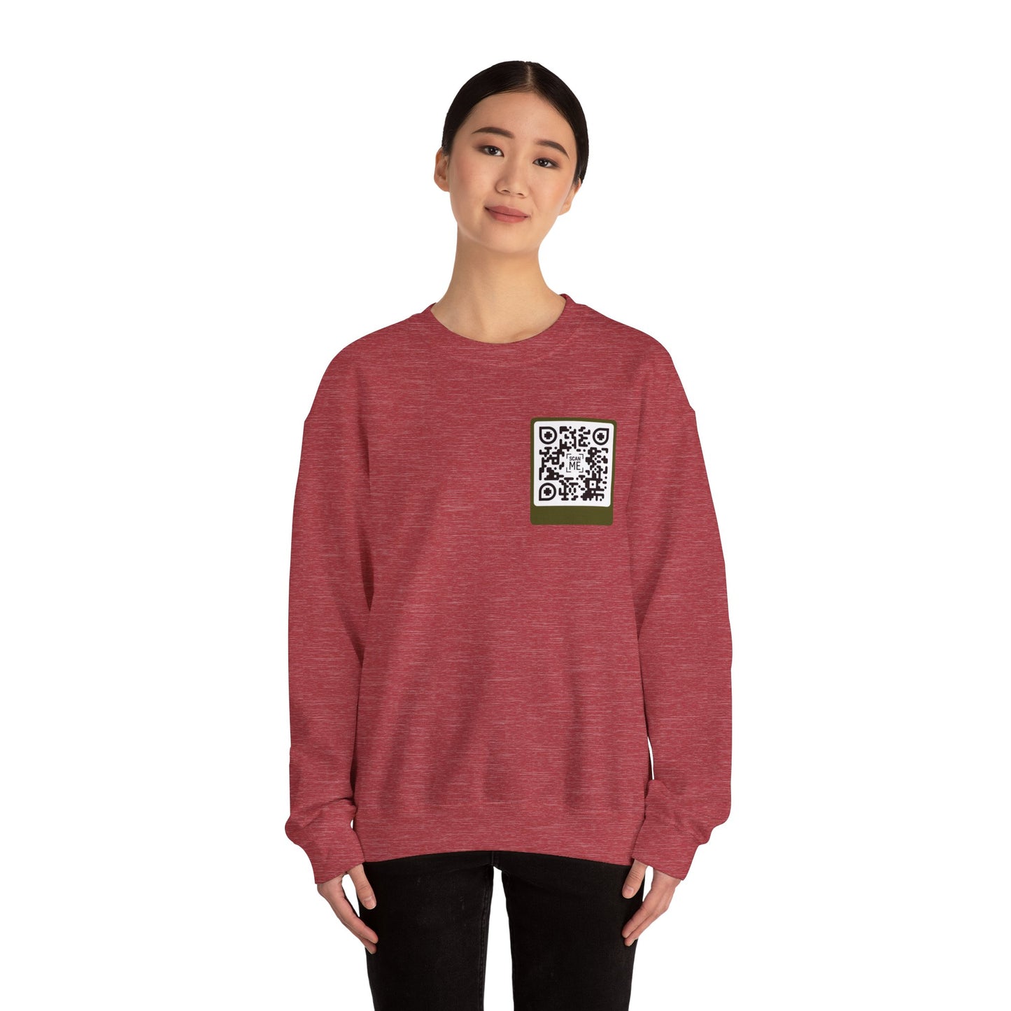 Scannable ‘Spread Love’ QR Sweatshirt