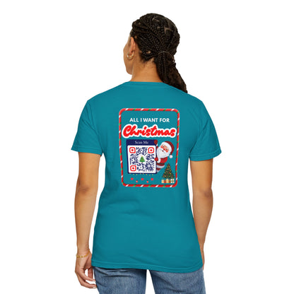 Unisex Christmas Spirit Garment-Dyed Shirt