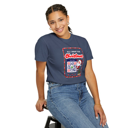 Unisex Christmas Spirit Garment-Dyed Shirt