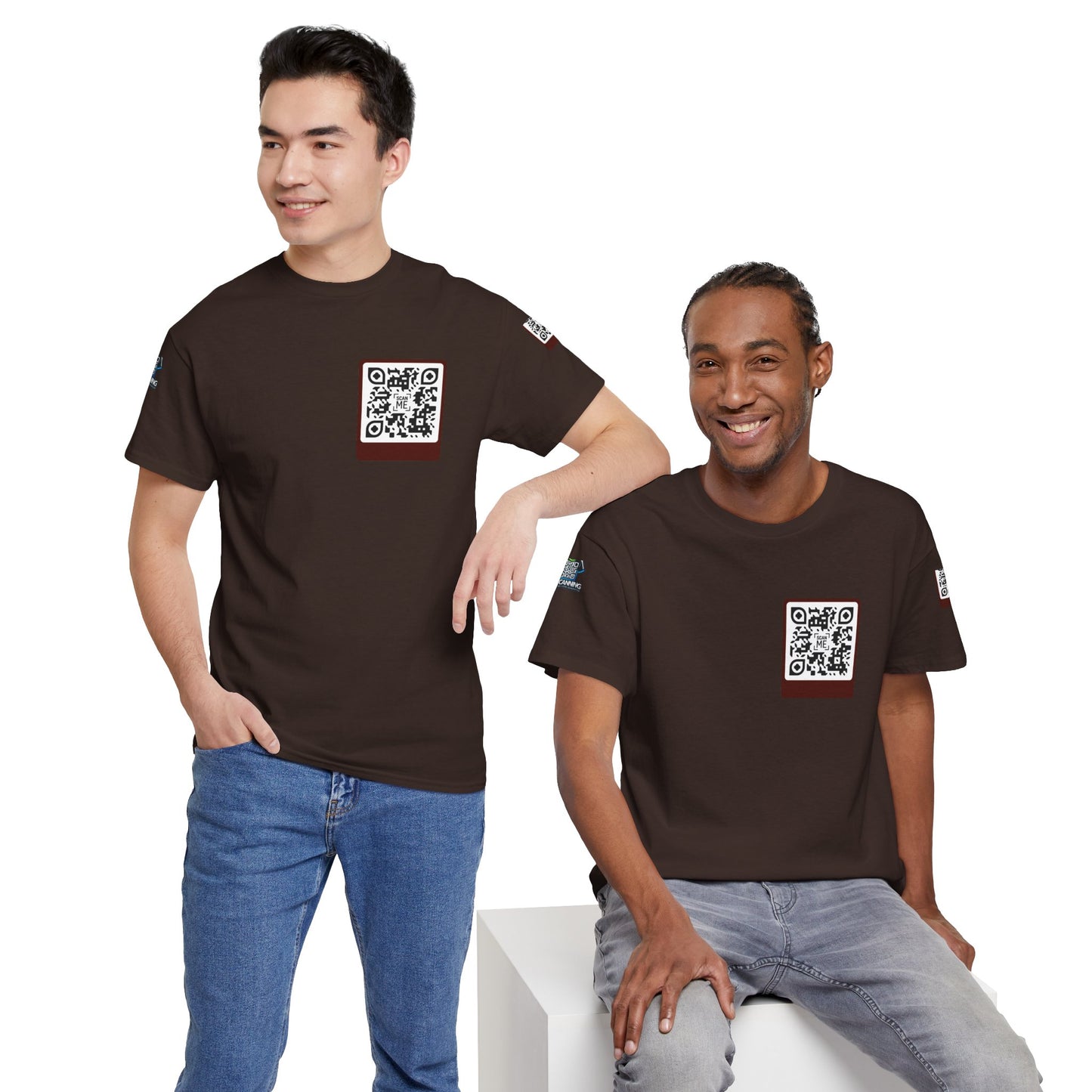 Scannable 'Smile' QR Code Tee