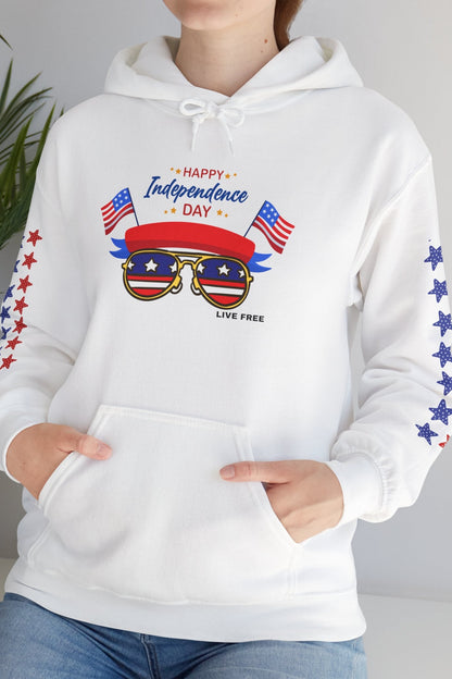 United & Unstoppable – 4th of July QR Hoodie