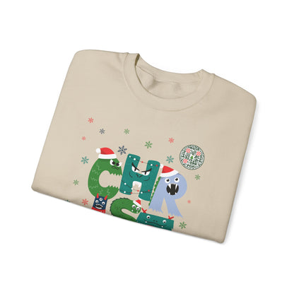 QR-Enabled Festive Crewneck Sweatshirt
