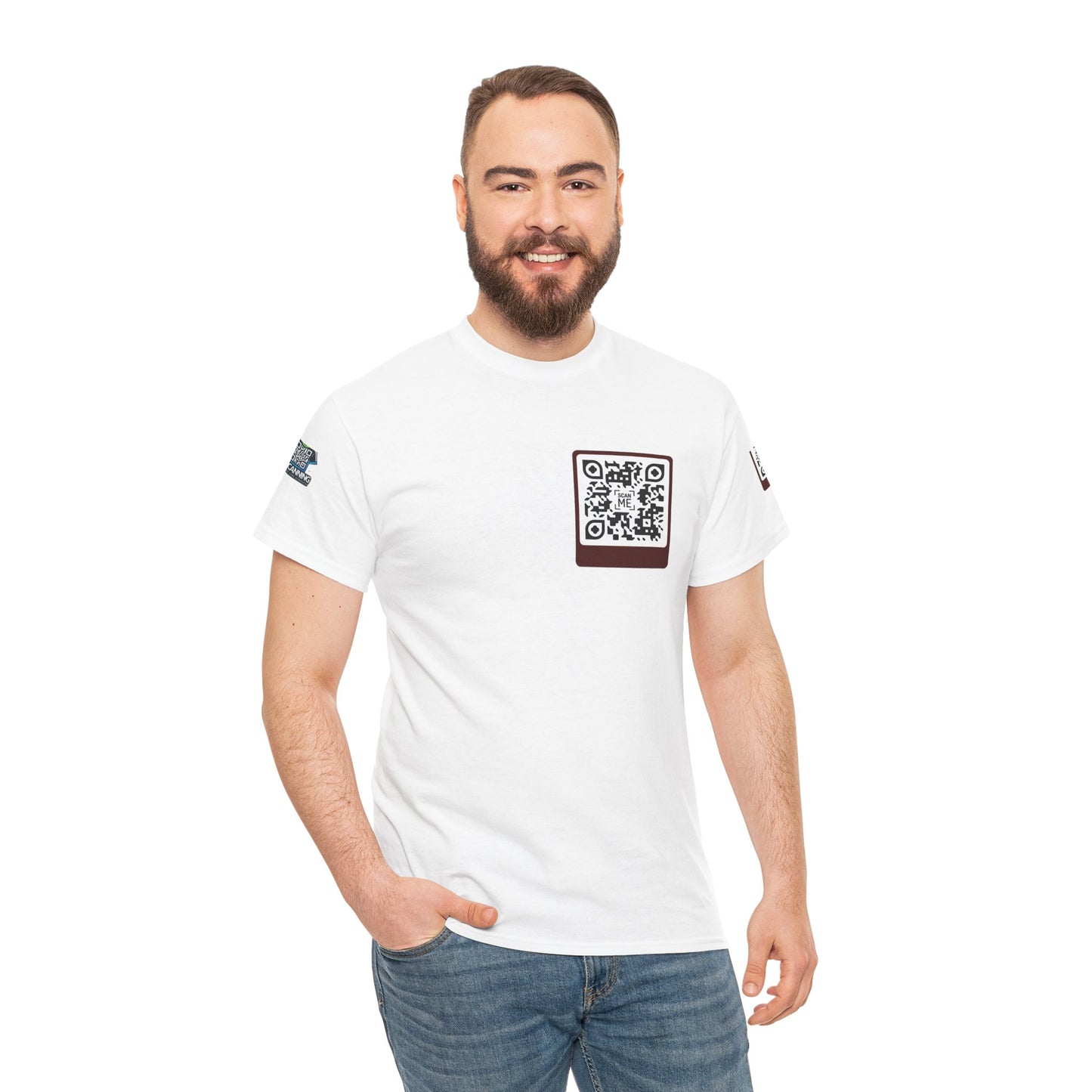 Scannable 'Smile' QR Code Tee