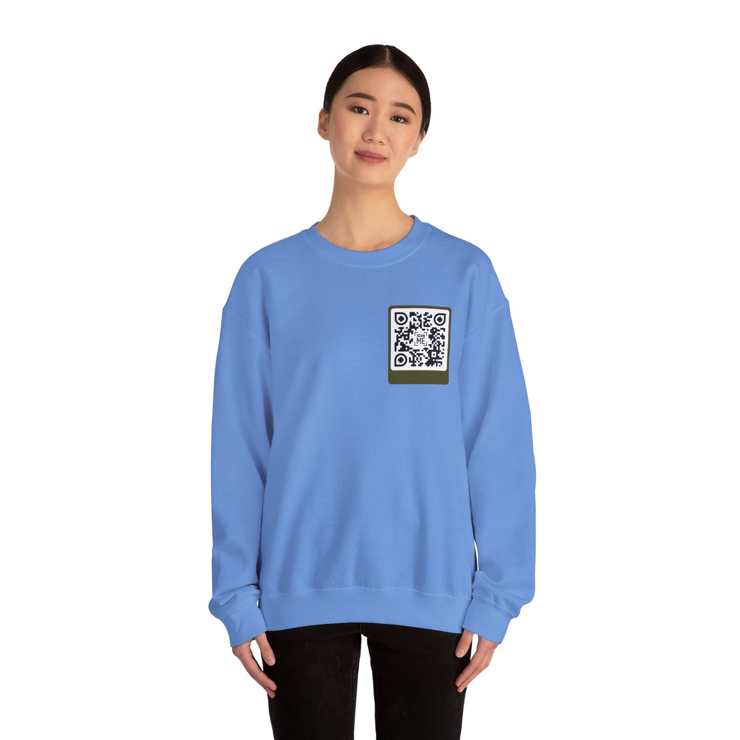 Scannable ‘Spread Love’ QR Sweatshirt