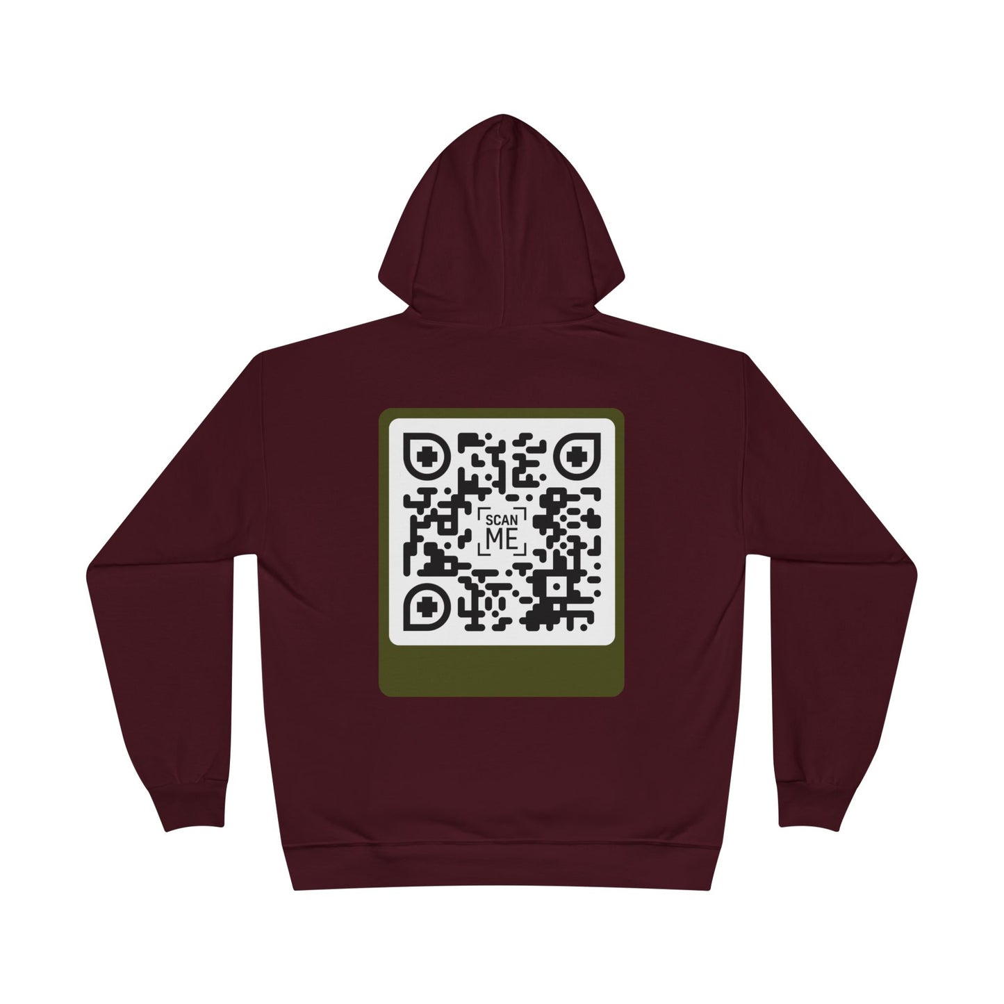 Scannable 'Smile' QR Code Hoodie