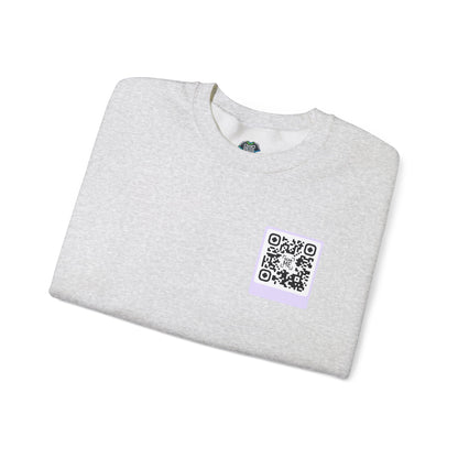 Scannable 'Someone Loves You' QR Crewneck Sweatshirt