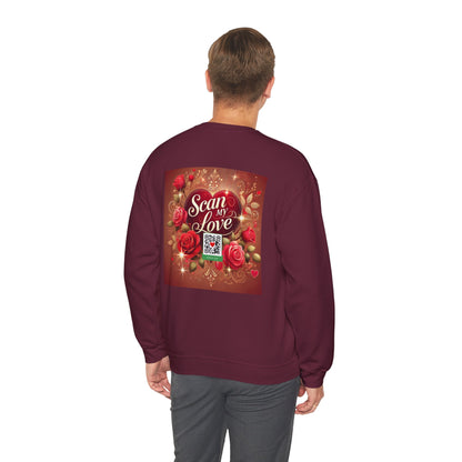 Scan My Love - Unisex Heavy Blend™ Crewneck Sweatshirt