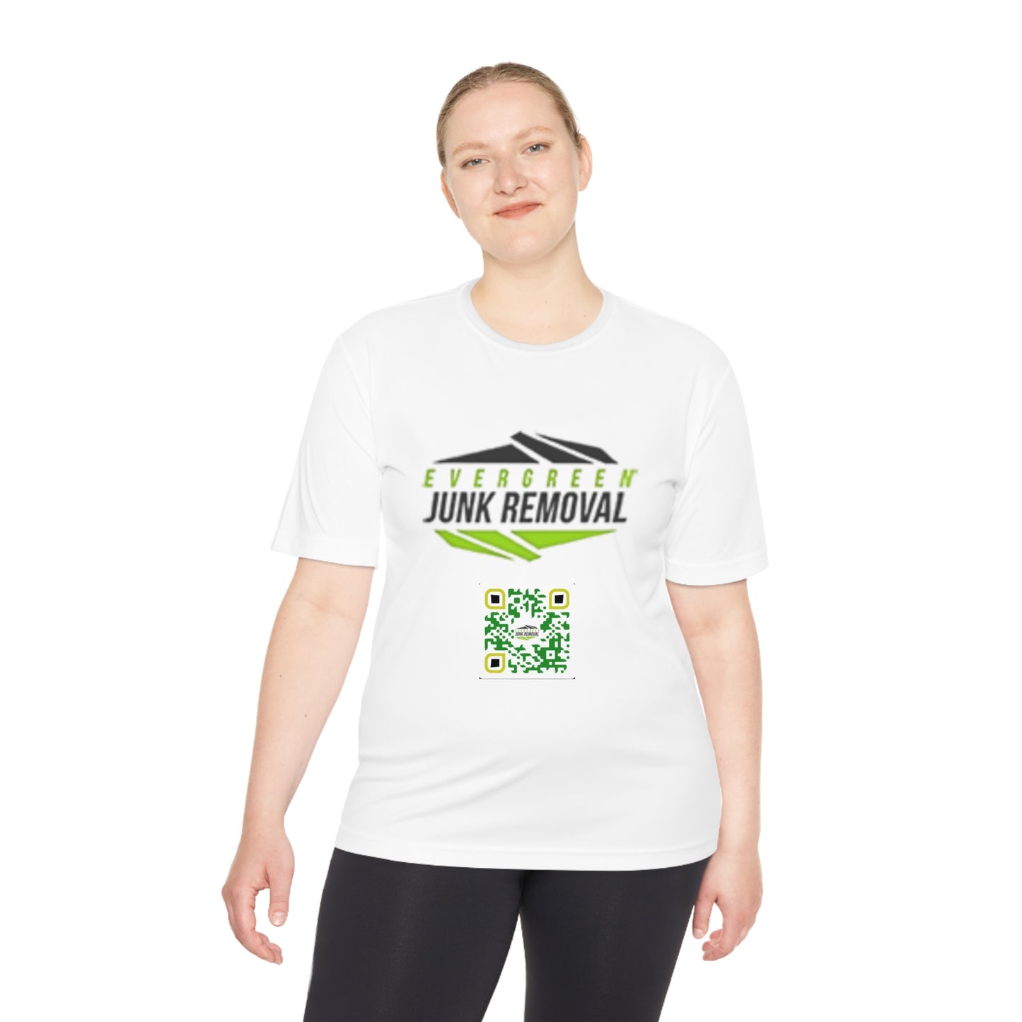 QR Custom "Evergreen" Unisex Moisture Wicking Tee