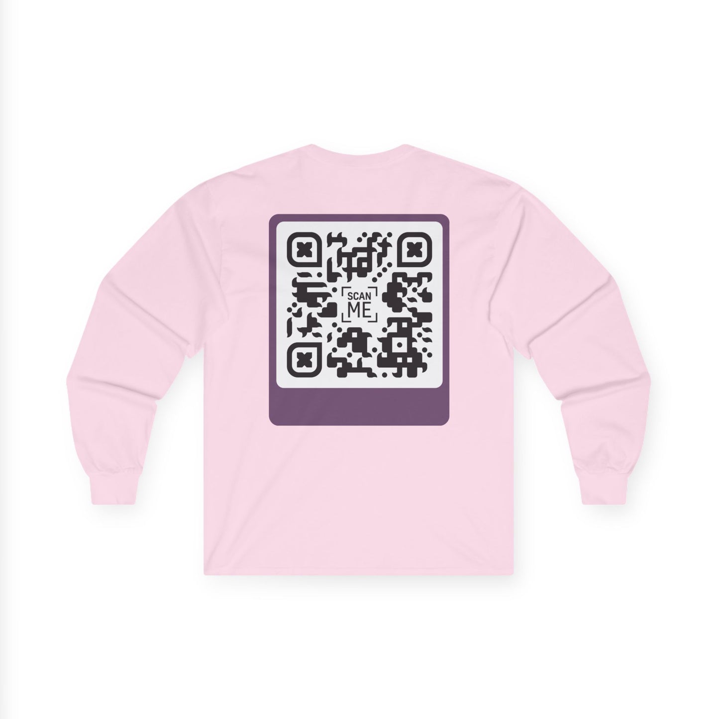 QR Long Sleeve Tee - Scannable 'Awesome'