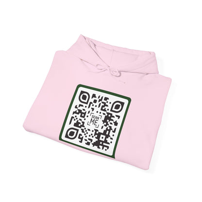 Scannable 'Someone Loves You' QR hoodie