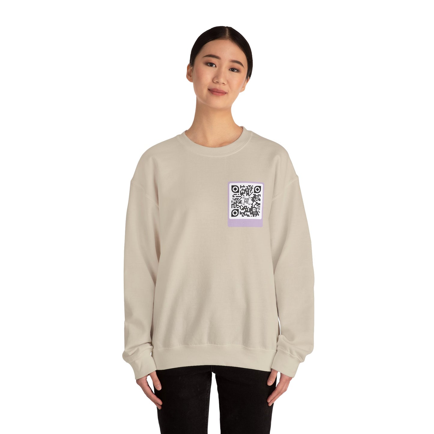 Scannable 'Awesome' QR Sweatshirt