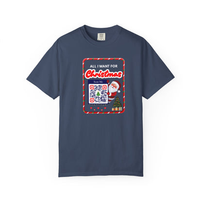 Unisex Christmas Spirit Garment-Dyed Shirt