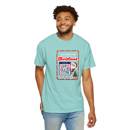 Unisex Christmas Spirit Garment-Dyed Shirt