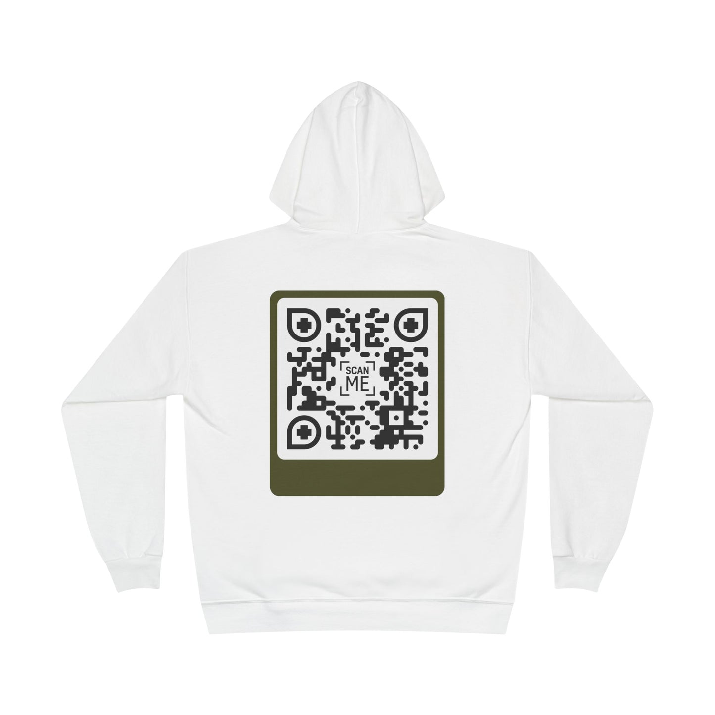 Scannable 'Smile' QR Code Hoodie