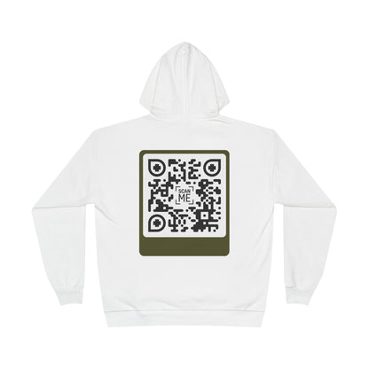 Scannable 'Smile' QR Code Hoodie