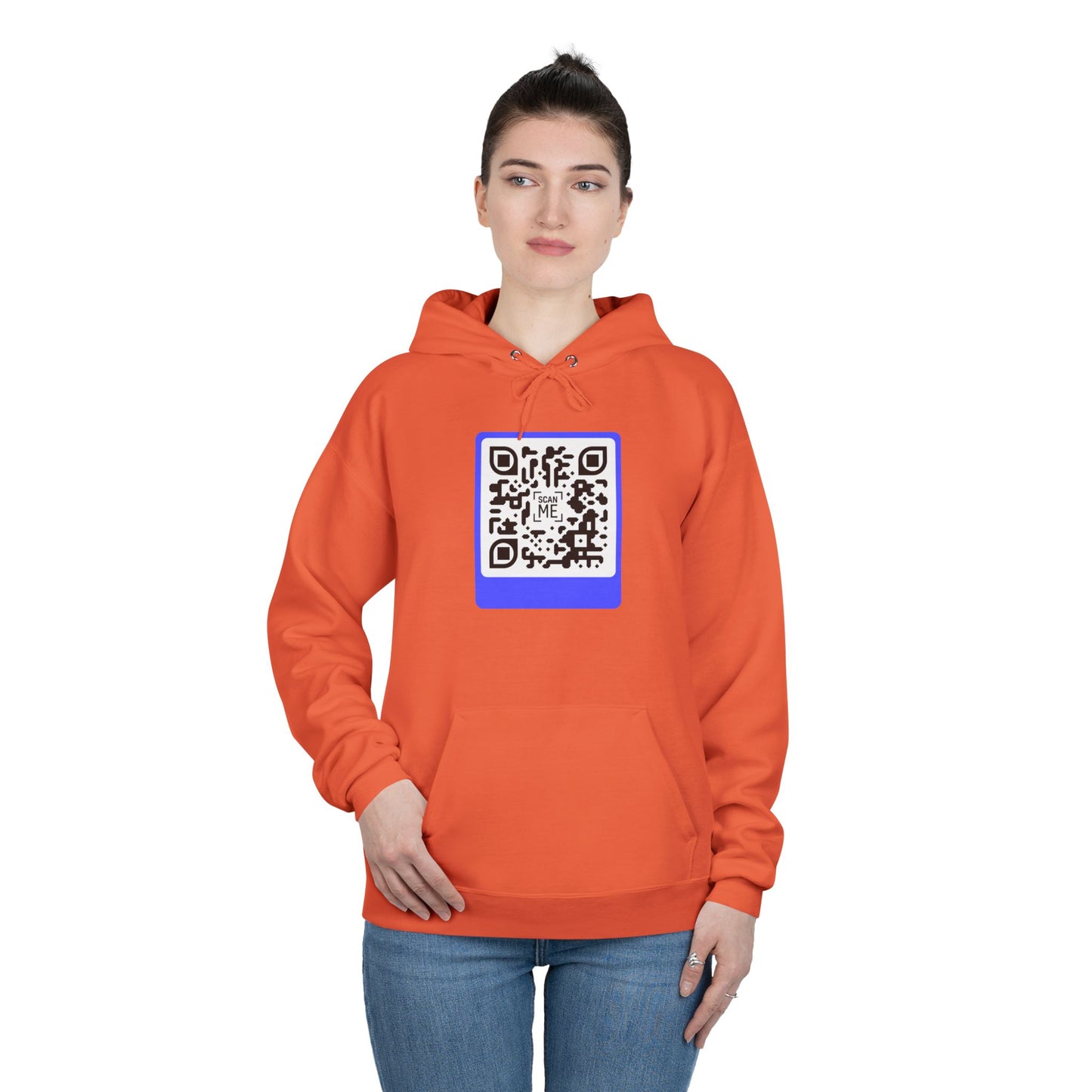 Scannable 'Smile' QR Code Hoodie