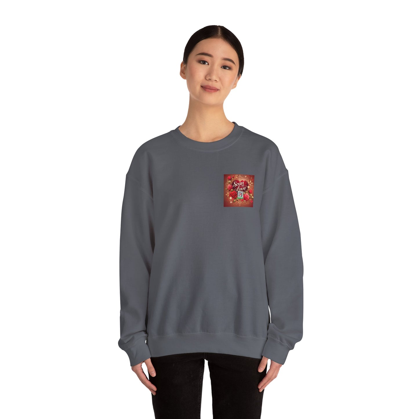 Scan My Love - Unisex Heavy Blend™ Crewneck Sweatshirt