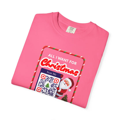 Unisex Christmas Spirit Garment-Dyed Shirt