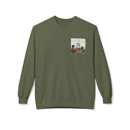 Support Small Business - Unisex Midweight Softstyle Fleece Crewneck Sweatshirt