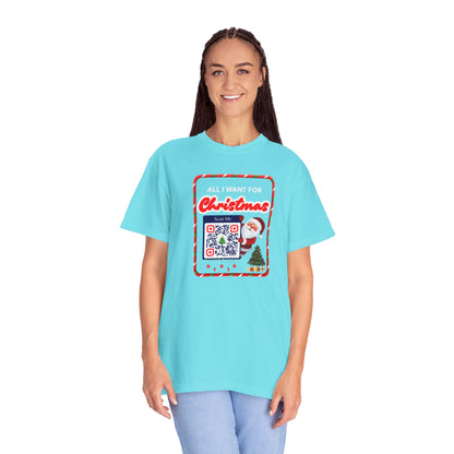 Unisex Christmas Spirit Garment-Dyed Shirt