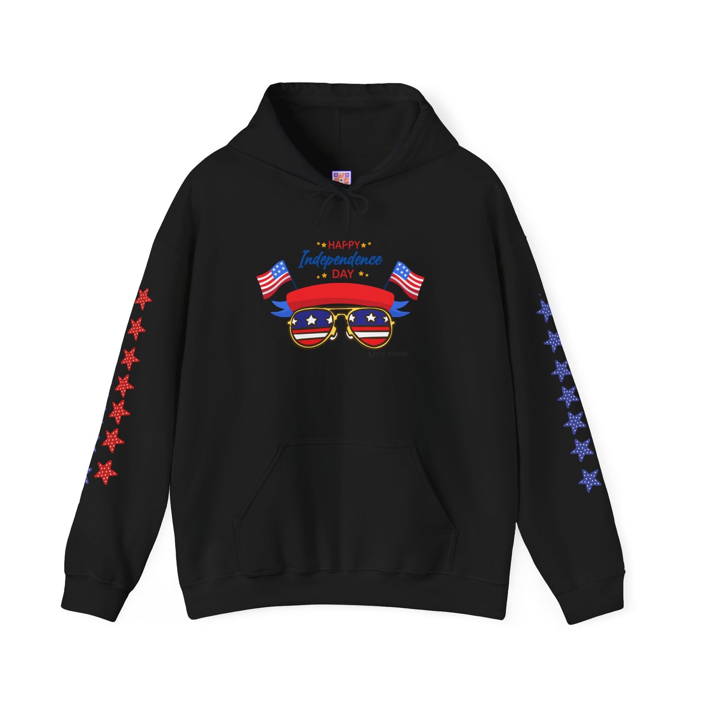 United & Unstoppable – 4th of July QR Hoodie