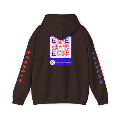 United & Unstoppable – 4th of July QR Hoodie