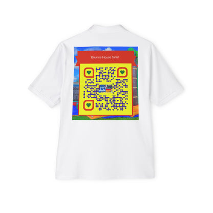 QR Custom "Sflo Bros Bounce house" Men's Piqué Polo