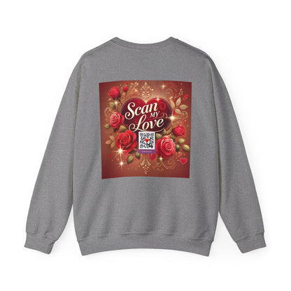 Scan My Love - Unisex Heavy Blend™ Crewneck Sweatshirt