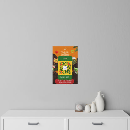 QR Custom Wall Decals "Silver Spoon"